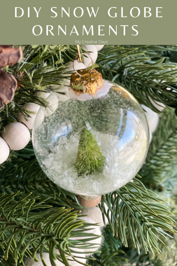 DIY Snow Globe Ornaments – Family Project - My Creative Days