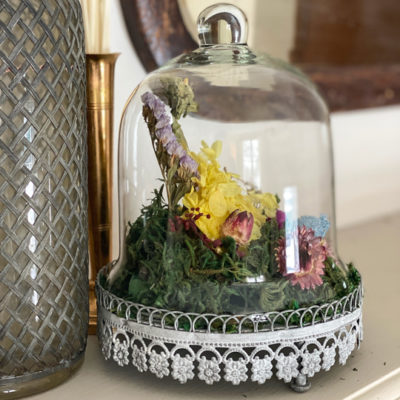 DIY Anthropologie Dupe – Floral Cloche