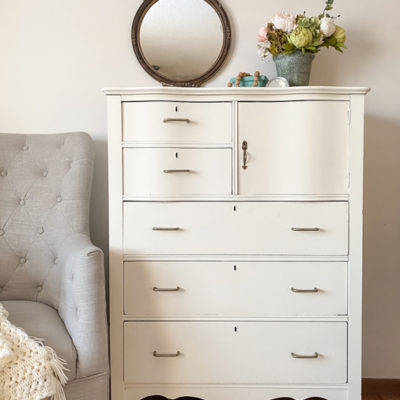 DIY Painted Dresser In Buttercream