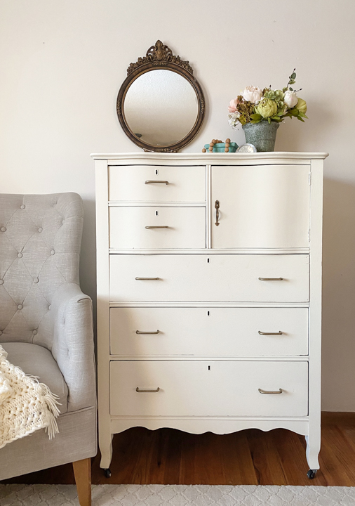 diy white and gold dresser Gold & Glam Ikea Hack