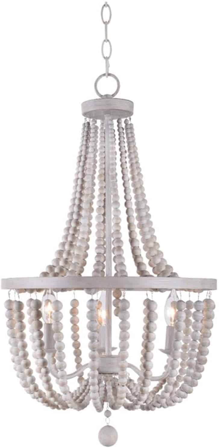 Wood bead chandeliers are so beautiful and they come in all shapes and sizes. This post will give you so many beautiful wood bead chandelier options for any space in your home.