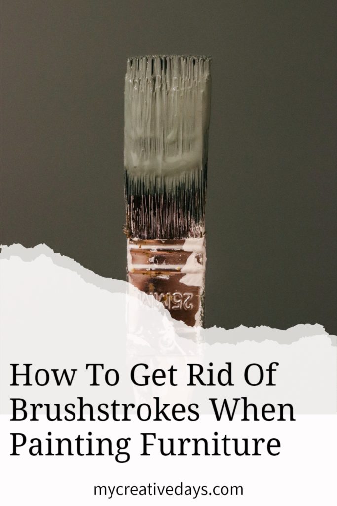 Tired of brushstrokes when you paint furniture? Here are 3 easy tips for getting rid of brushstrokes when painting furniture every time.