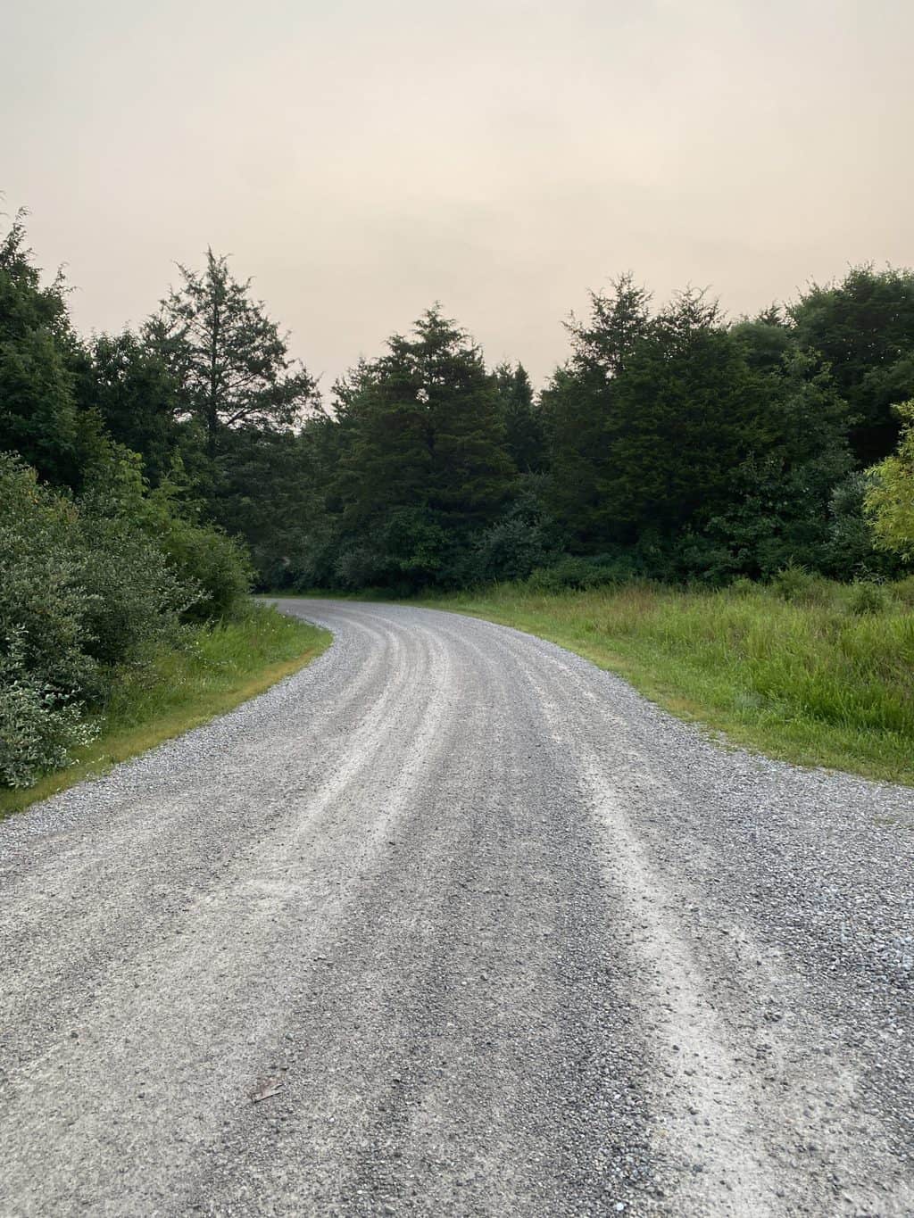 gravel road