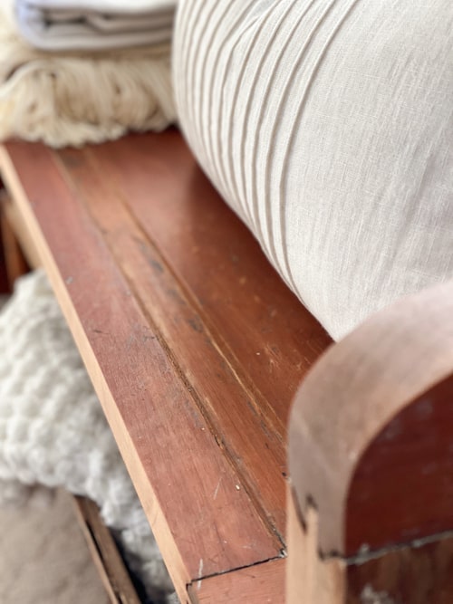 Benches are a great piece of furniture for so many spaces and this DIY tutorial will show you how to build a bench from an old door!