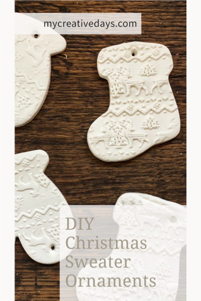 These DIY Christmas sweater ornaments are so easy to make and can be customized to your style and favorite colors for the Christmas season.