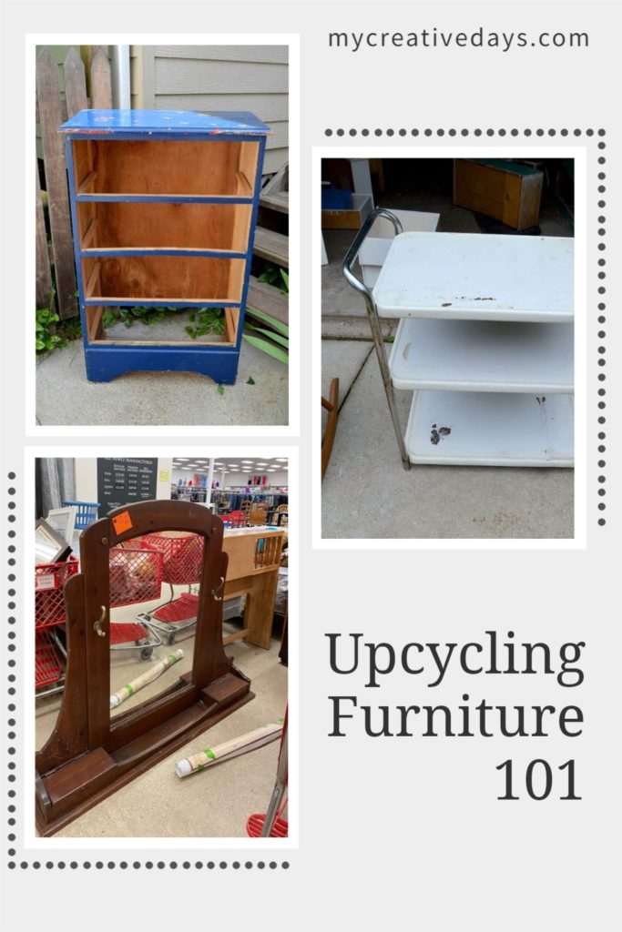 Upcycling furniture is one way you can get many pieces from one piece of furniture. This post will show you how and why you should do it.