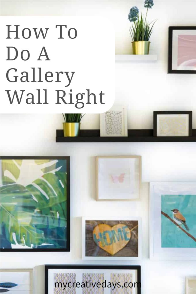 A gallery wall can be scary the first time. I am sharing how to do a gallery wall right without spending a lot of money.