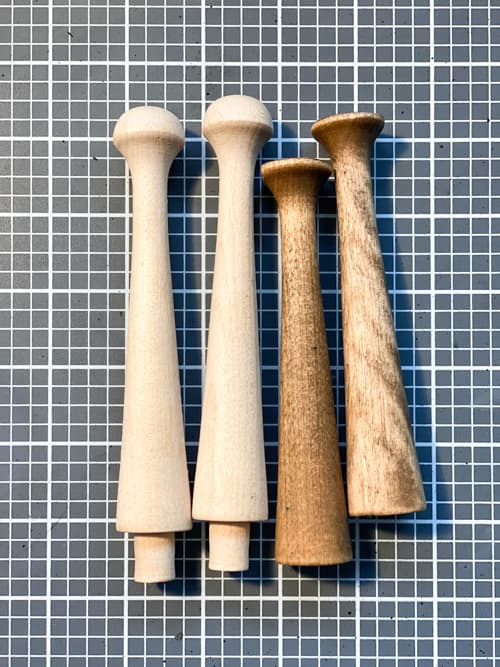 wood pegs