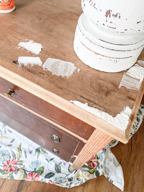 MUD on top of dresser