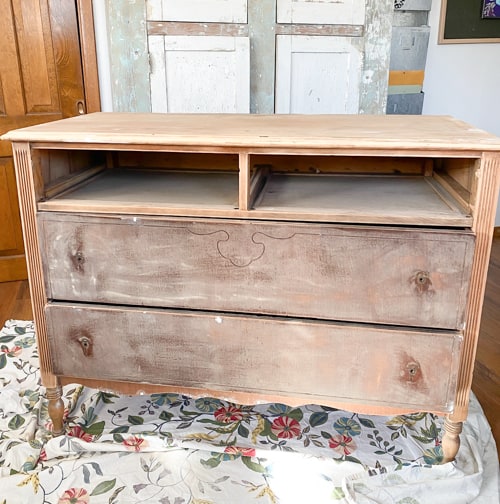 scuff sanded dresser