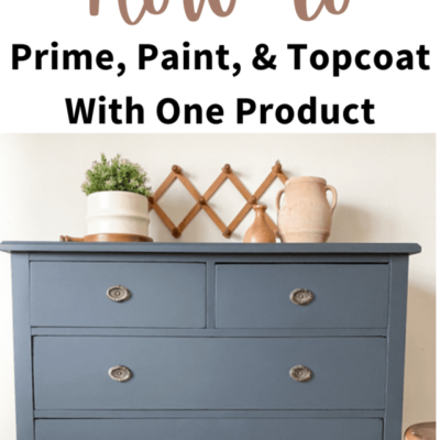 How To Prime, Paint, and Topcoat With One Product