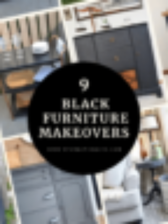 Black Furniture Makeovers