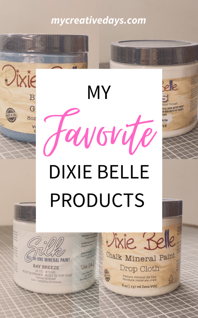 Dixie Belle Paint has amazing products for flipping furniture. I am sharing my favorite Dixie Belle products that I always have on hand.