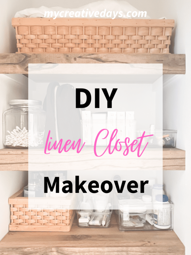 DIY Linen Closet Makeover