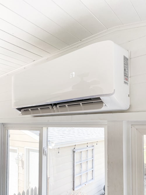 This DIY mini-split from Mr. Cool makes it so easy to set up heating and cooling in areas of your home on your own!