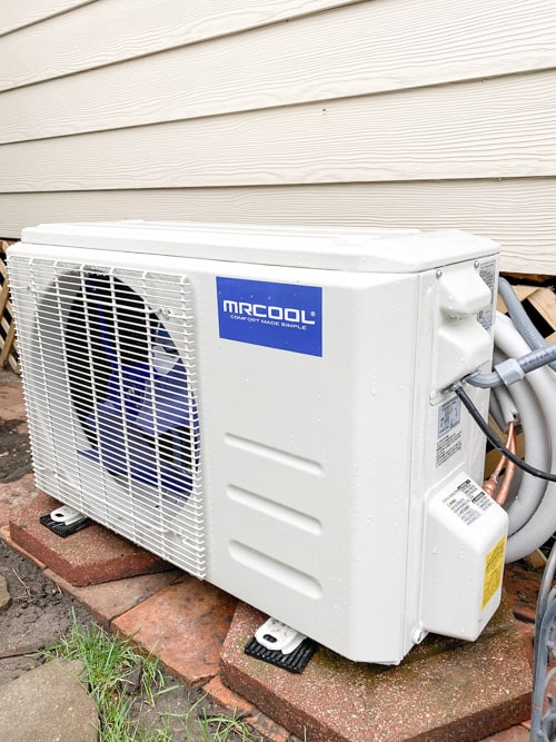 This DIY mini-split from Mr. Cool makes it so easy to set up heating and cooling in areas of your home on your own!