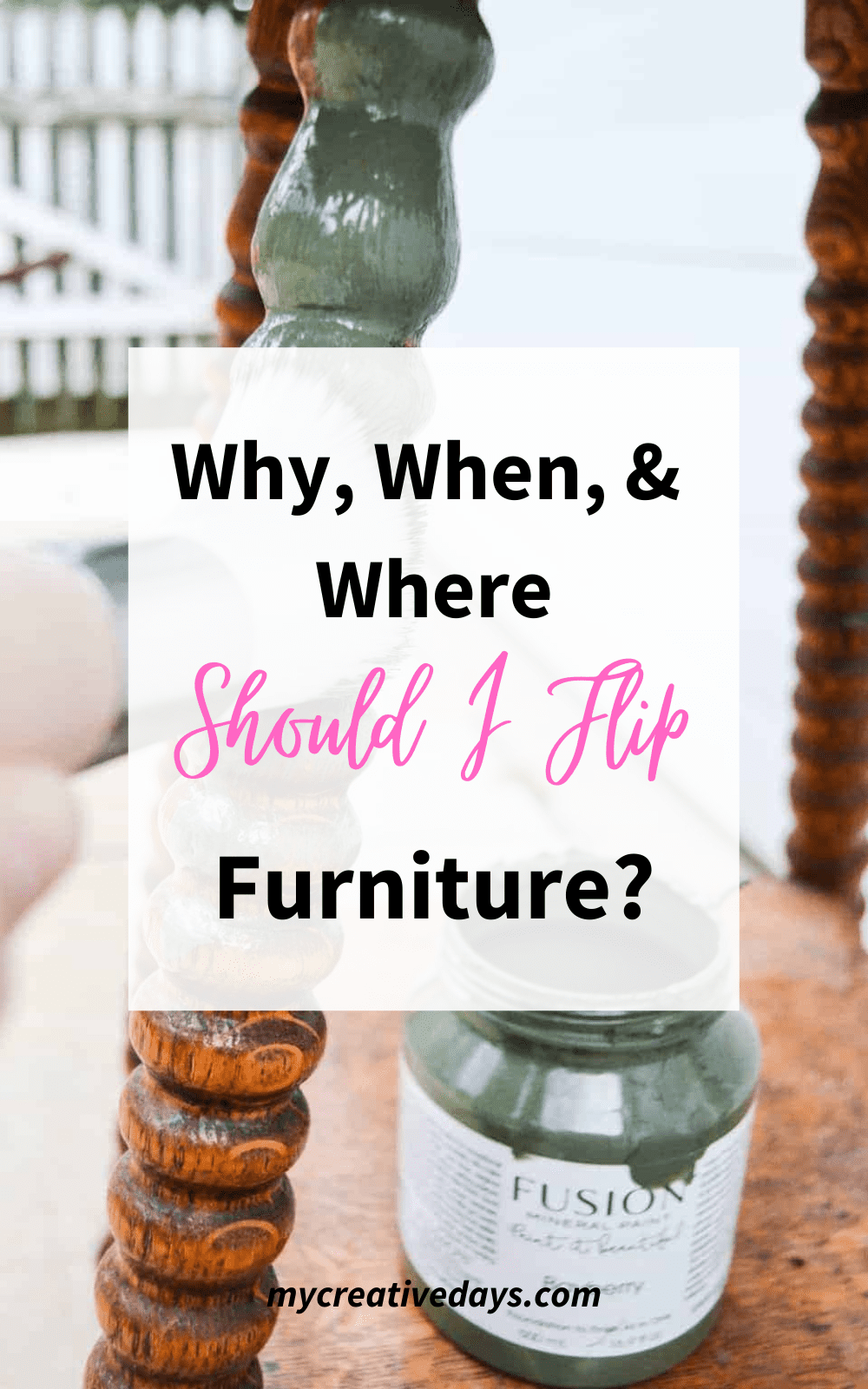 Flipping furniture can be done anywhere, by anyone, and for many reasons. This post will answer Why, When, & Where Should I Flip Furniture.