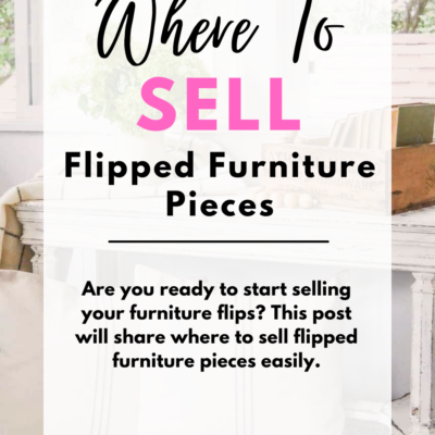 Where To Sell Flipped Furniture Pieces