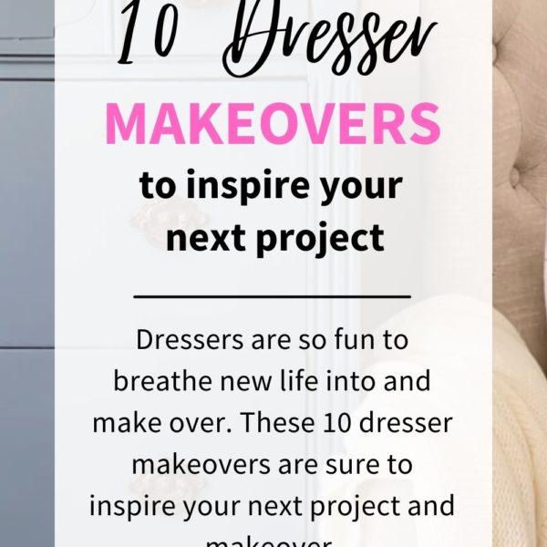 Dressers are so fun to breathe new life into and make over. These 20 dresser makeovers are sure to inspire your next project and makeover.