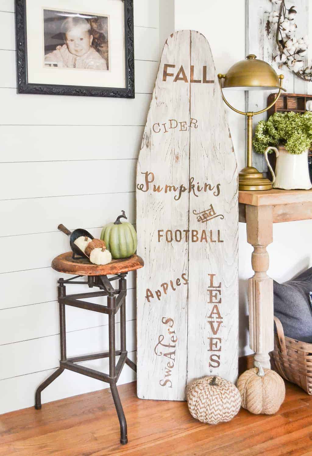 diy fall sign