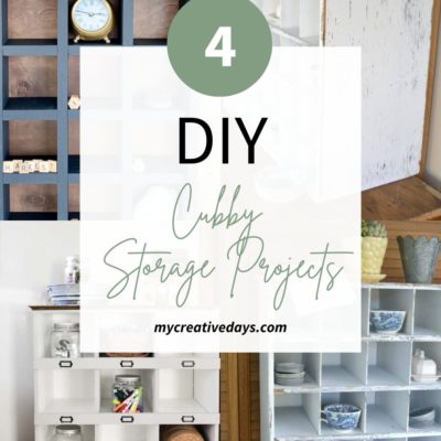 4 DIY Cubby Storage Projects