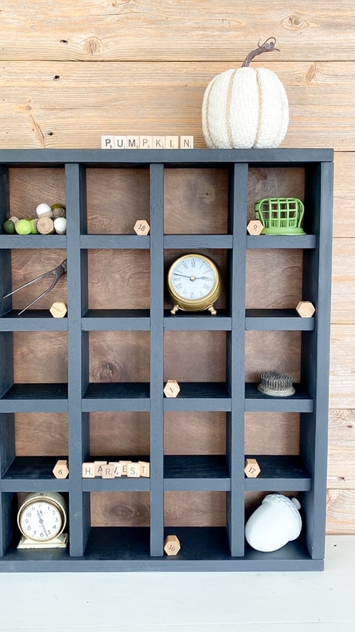 This DIY Cubby Wall Unit transforms a Restore find and turns it into a beautiful and functional decor unit for the home in a few, short steps.