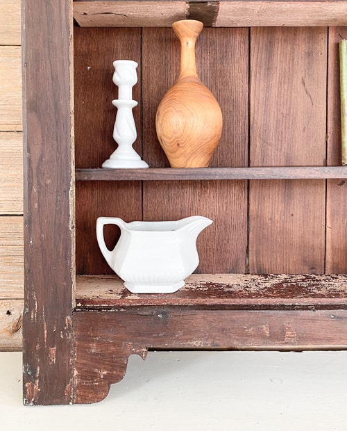 This DIY Display Shelf is a great example of how to repurpose a barn find into something that will be able to be used for many years to come.