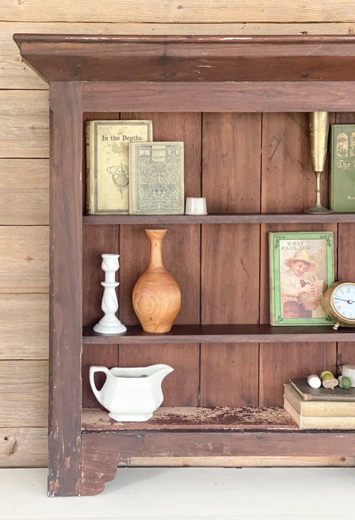 This DIY Display Shelf is a great example of how to repurpose a barn find into something that will be able to be used for many years to come.