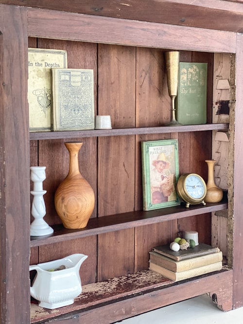 This DIY Display Shelf is a great example of how to repurpose a barn find into something that will be able to be used for many years to come.