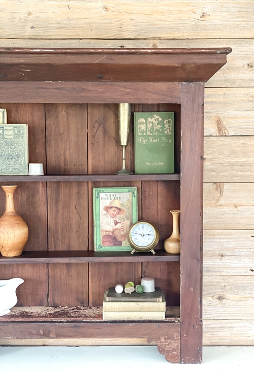 This DIY Display Shelf is a great example of how to repurpose a barn find into something that will be able to be used for many years to come.