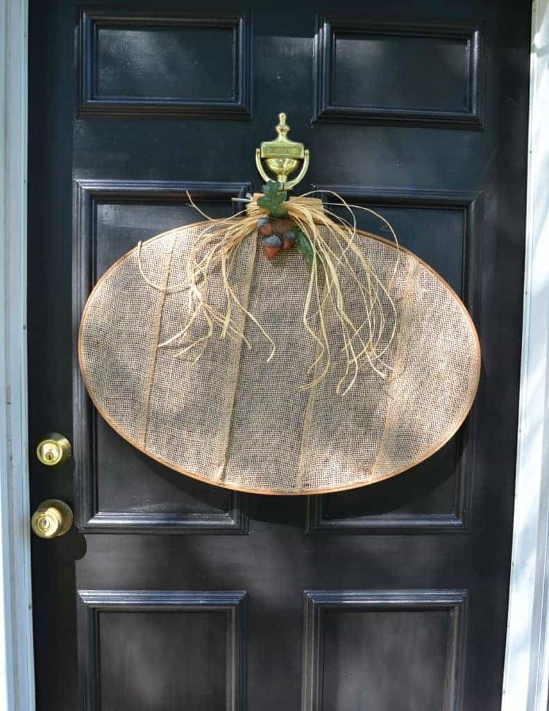 burlap wreath