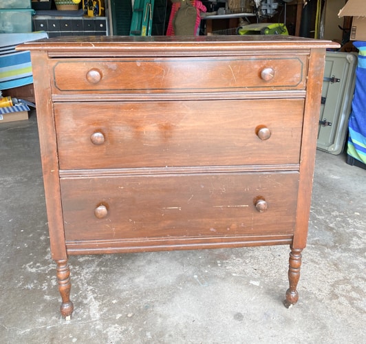 dresser before