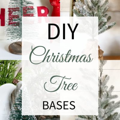 DIY Christmas Tree Bases