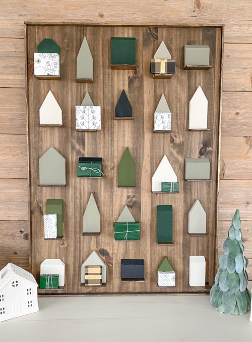 This Pottery Barn Advent Calendar Dupe is such an easy project that leaves you with a customizable countdown for a lot less than the original.