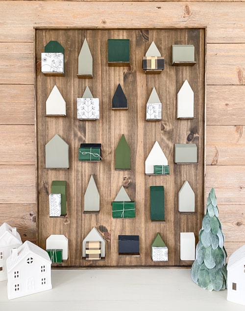 This Pottery Barn Advent Calendar Dupe is such an easy project that leaves you with a customizable countdown for a lot less than the original.