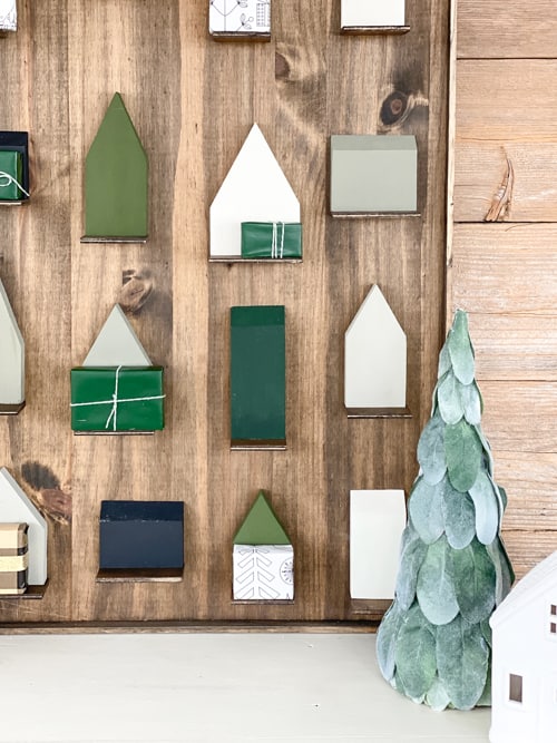 This Pottery Barn Advent Calendar Dupe is such an easy project that leaves you with a customizable countdown for a lot less than the original.