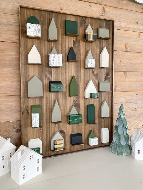 This Pottery Barn Advent Calendar Dupe is such an easy project that leaves you with a customizable countdown for a lot less than the original.