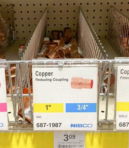 copper piece in store