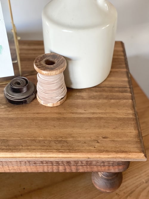 This wood stool makeover shares how a little DIY can create pieces for your home that fit your style perfectly for a lot less than buying new.