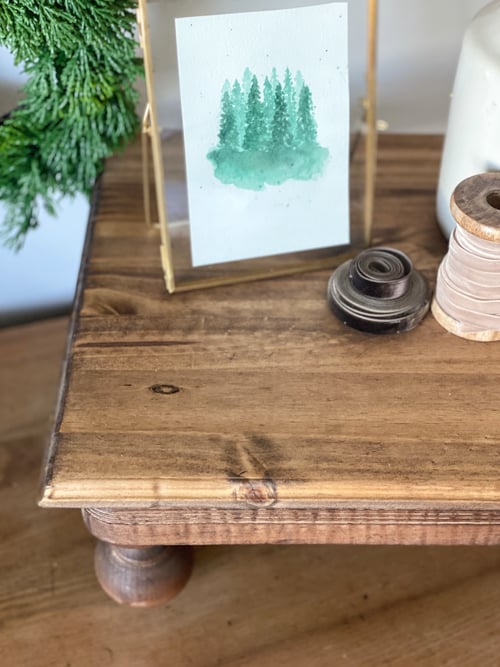 This wood stool makeover shares how a little DIY can create pieces for your home that fit your style perfectly for a lot less than buying new.