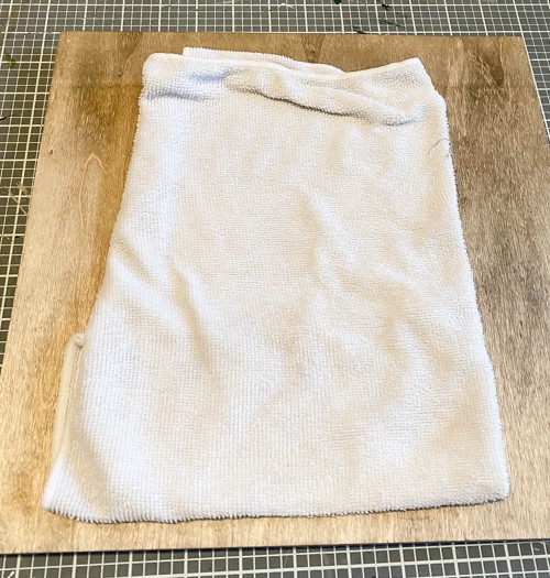 wet towel