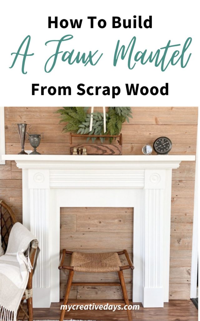 You can make this DIY mantel with scrap wood in the garage and some decorative pieces from Architectural Depot.