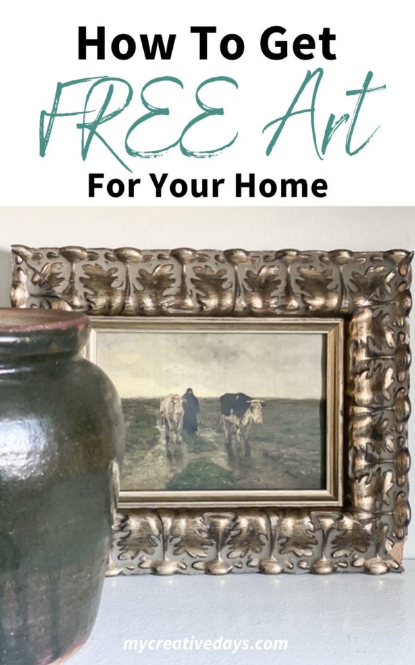 How To Get FREE Art For Your Home - My Creative Days