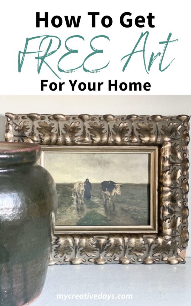 If you want to add art to your home but don't want to spend a lot of money on it, this post will show you how to get FREE art for your home.