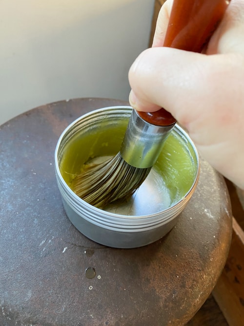 brush in salve