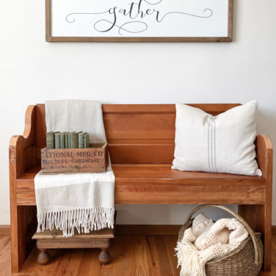 DIY Bench Tutorial
