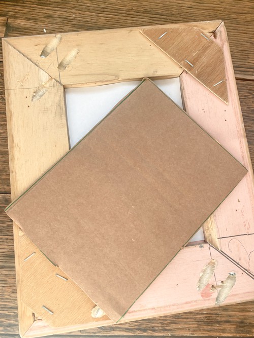 Don't have wall space to display large frames but can't pass them up when you find them? Learn how to make small frames from one large frame.