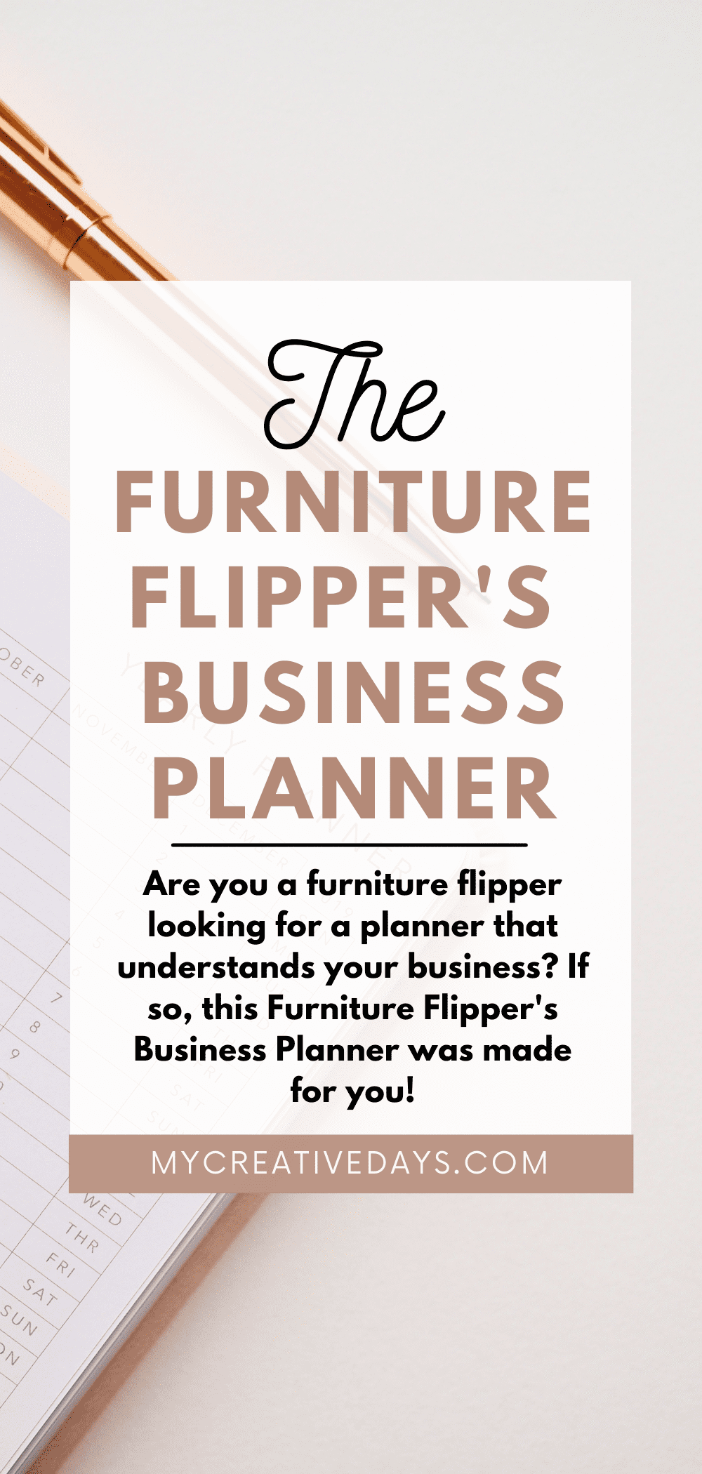 The Furniture Flipper’s Business Planner