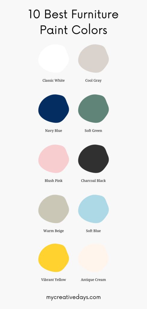 This list of the top 10 best paint colors for furniture is sure to get your pieces looking their absolute best and selling fast.