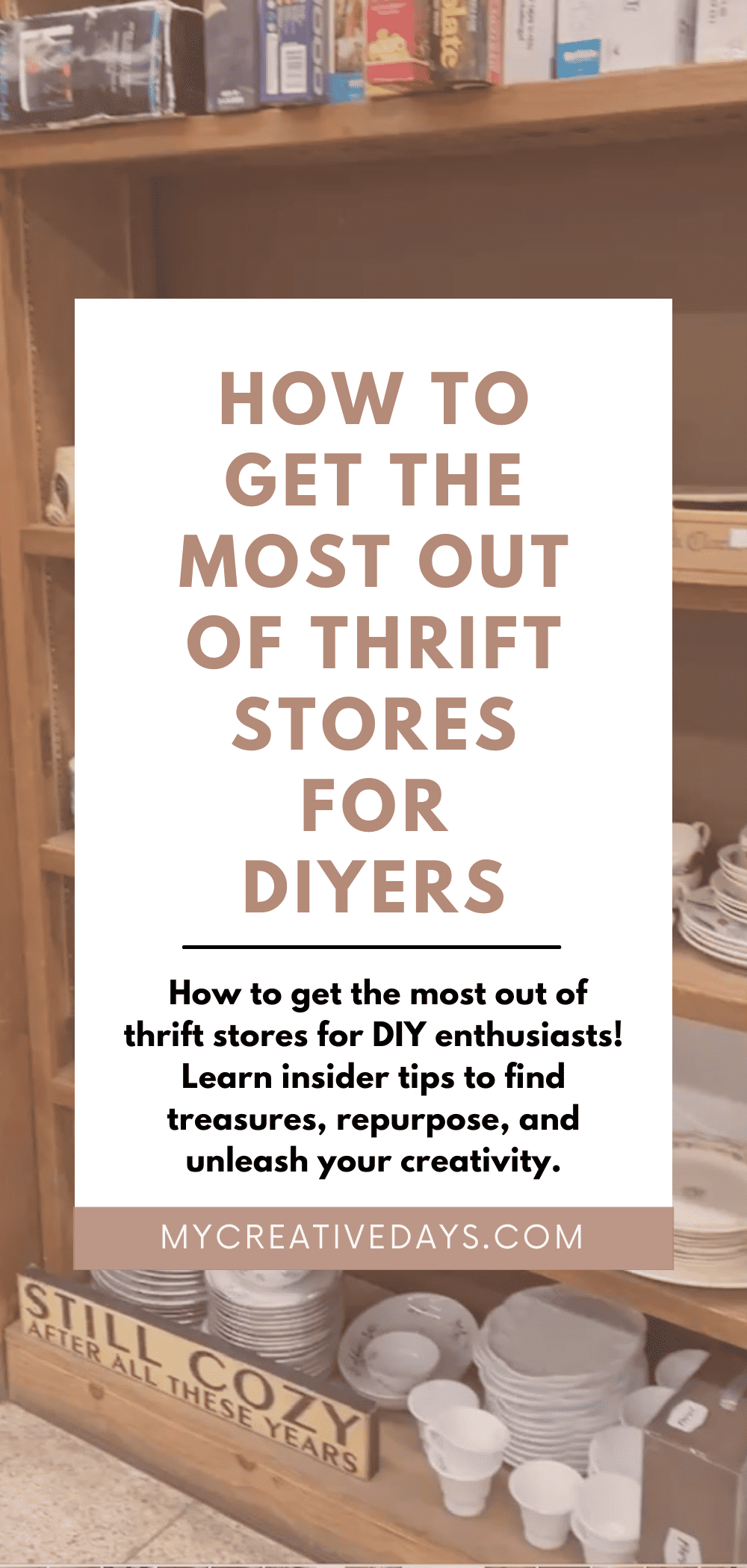 How To Get The Most Out Of Thrift Stores For DIYers